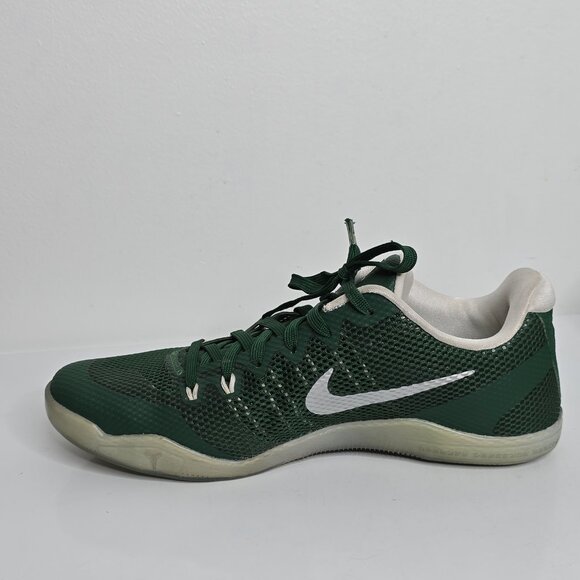 Nike Kobe 11 TB Gorge Green Metallic Silver Mens 10 856485-331 Sneakers FLAWS main image 9